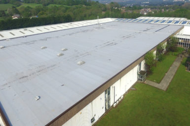 Warehouse Roof From Above