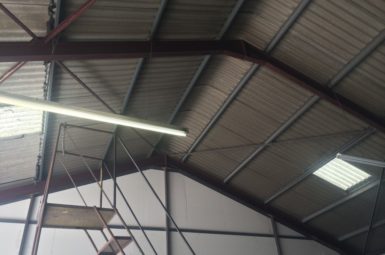 laddered platform accessing rooflights